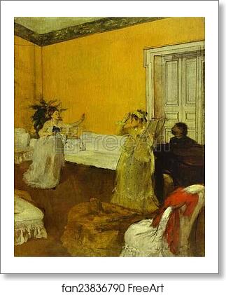 Free art print of The Song Rehearsal by Edgar Degas