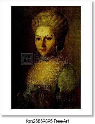 Free art print of Portrait of Agrafena Ribeaupierre by Carl-Ludwig Johann Christineck