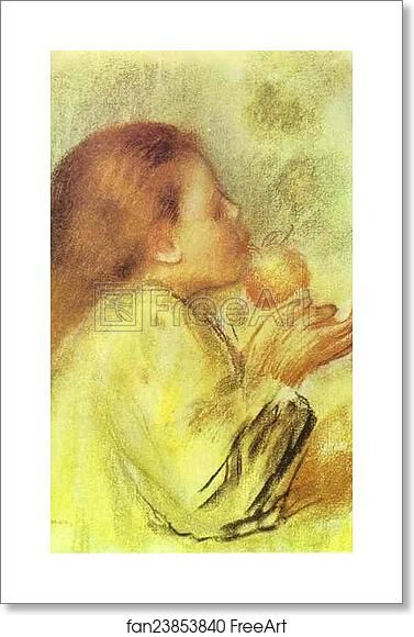 Free art print of A Girl by Pierre-Auguste Renoir Free art print of A Girl by Pierre-Auguste Renoir