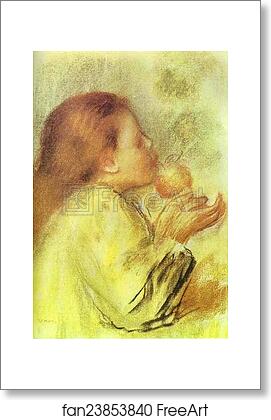 Free art print of A Girl by Pierre-Auguste Renoir