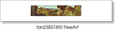 Free art print of The Birth of Adonis by Titian