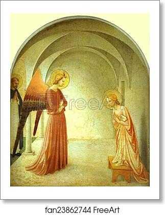 Free art print of Annunciation by Fra Angelico Free art print of Annunciation by Fra Angelico