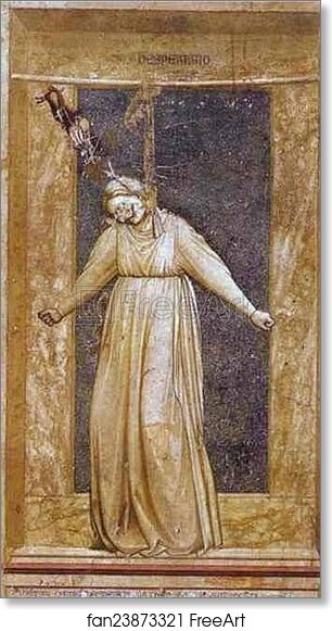 Free art print of Despair by Giotto