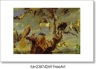 Free art print of Concert of Birds by Frans Snyders