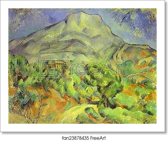 Free art print of Mount Sainte-Victoire by Paul Cézanne Free art print of Mount Sainte-Victoire by Paul Cézanne