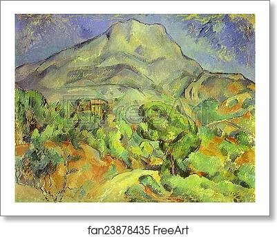 Free art print of Mount Sainte-Victoire by Paul Cézanne