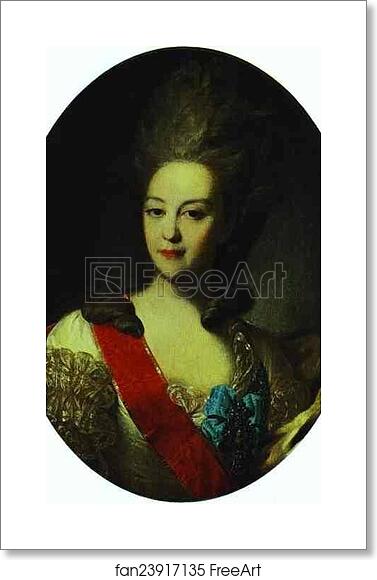 Free art print of Portrait of Countess Ekaterina Orlova by Fedor Rokotov