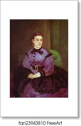 Free art print of Portrait of Mademoiselle Sicot by Pierre-Auguste Renoir