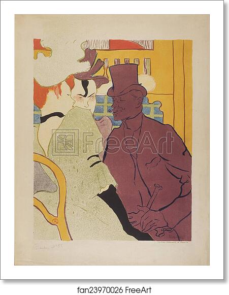 Free art print of Flirt (An Englishman at the Moulin Rouge) by Henri De Toulouse-Lautrec Free art print of Flirt (An Englishman at the Moulin Rouge) by Henri De Toulouse-Lautrec