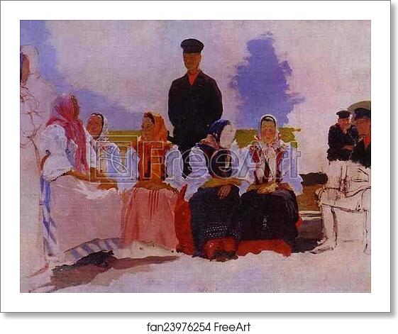 Free art print of Sunday in the Village by Andrey Ryabushkin Free art print of Sunday in the Village by Andrey Ryabushkin