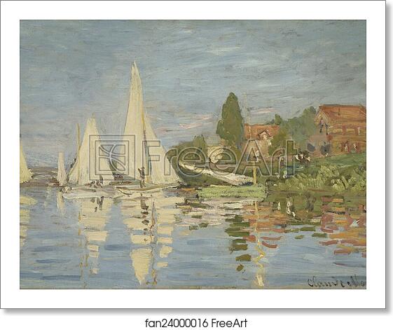 Free art print of Regattas at Argenteuil by Claude Monet Free art print of Regattas at Argenteuil by Claude Monet