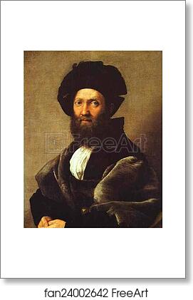 Free art print of Portrait of Baldassare Castiglione by Raphael