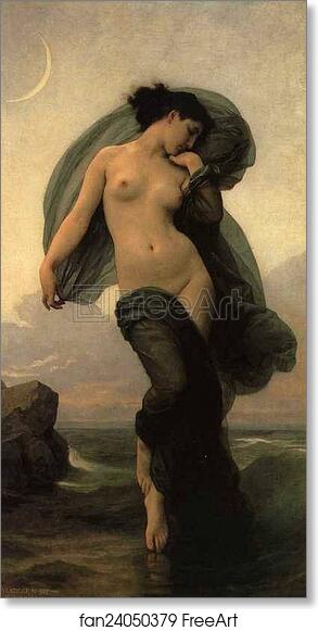 Free art print of Evening Mood by William-Adolphe Bouguereau