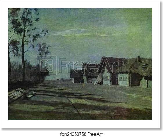 Free art print of Moonlit Night. A Village by Isaac Levitan Free art print of Moonlit Night. A Village by Isaac Levitan