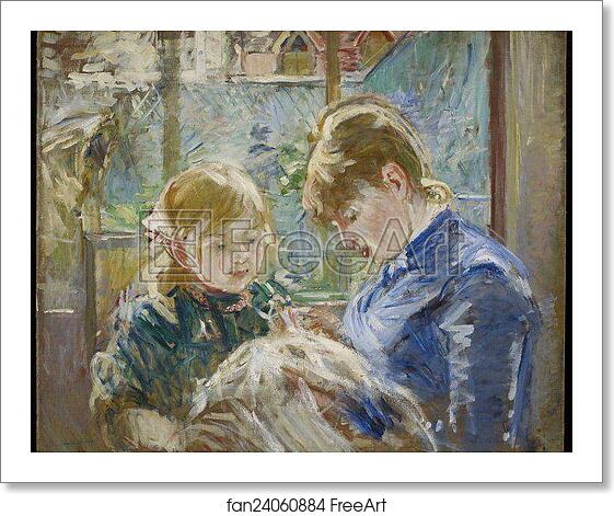 Free art print of The Artist's Daughter Julie and her Nanny by Berthe Morisot Free art print of The Artist's Daughter Julie and her Nanny by Berthe Morisot