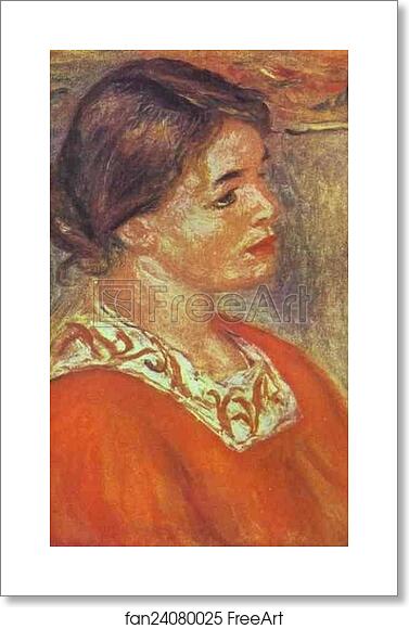 Free art print of Woman in a Red Blouse by Pierre-Auguste Renoir Free art print of Woman in a Red Blouse by Pierre-Auguste Renoir