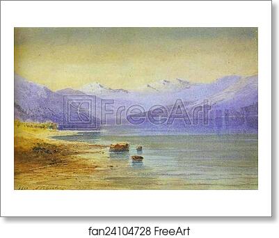 Free art print of Mountain Lake, Switzerland by Alexey Savrasov