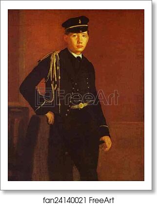 Free art print of Portrait of Achille de Gas in the Uniform of a Cadet by Edgar Degas Free art print of Portrait of Achille de Gas in the Uniform of a Cadet by Edgar Degas
