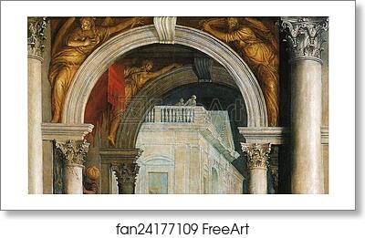 Free art print of Feast in the House of Levi. Detail by Paolo Veronese