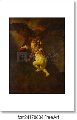 Free art print of The Abduction of Ganymede by Rembrandt Harmenszoon Van Rijn