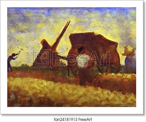 Free art print of Les Terrassiers by Georges Seurat Free art print of Les Terrassiers by Georges Seurat