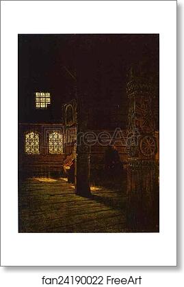 Free art print of Interior of the Wooden Church of St. Peter and St. Paul in Puchug by Vasily Vereshchagin Free art print of Interior of the Wooden Church of St. Peter and St. Paul in Puchug by Vasily Vereshchagin