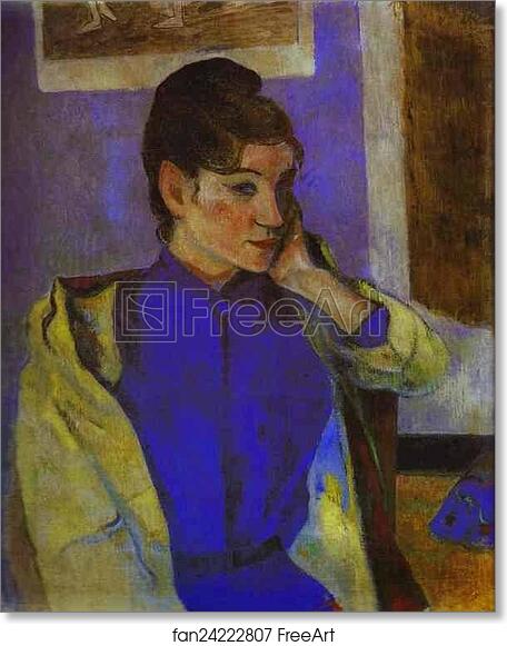 Free art print of Madeleine Bernard by Paul Gauguin