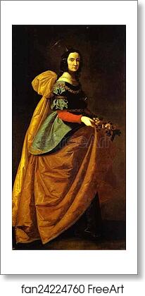 Free art print of St. Elizabeth of Portugal by Francisco De Zurbarán Free art print of St. Elizabeth of Portugal by Francisco De Zurbarán