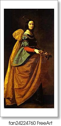Free art print of St. Elizabeth of Portugal by Francisco De Zurbarán Free art print of St. Elizabeth of Portugal by Francisco De Zurbarán