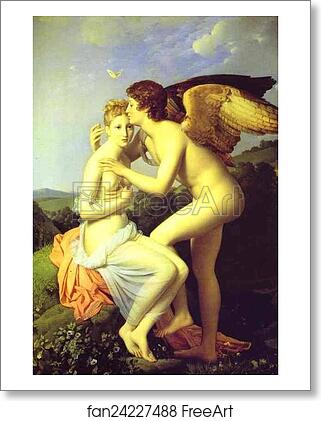 Free art print of Amor and Psyche, also known as Psyche Receiveing Her First Kiss of Love by Baron François-Pascal-Simon Gérard Free art print of Amor and Psyche, also known as Psyche Receiveing Her First Kiss of Love by Baron François-Pascal-Simon Gérard