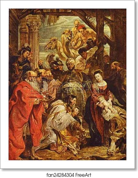 Free art print of Adoration of the Magi by Peter Paul Rubens Free art print of Adoration of the Magi by Peter Paul Rubens