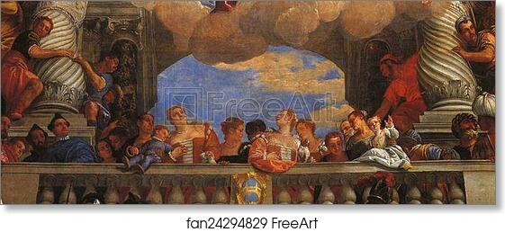 Free art print of Triumph of Venice. Detail by Paolo Veronese