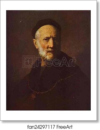 Free art print of Portrait of Rembrandt's Father by Rembrandt Harmenszoon Van Rijn