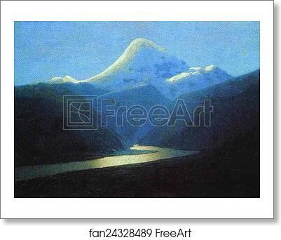 Free art print of Elbrus in the Evening by Arkhip Kuinji