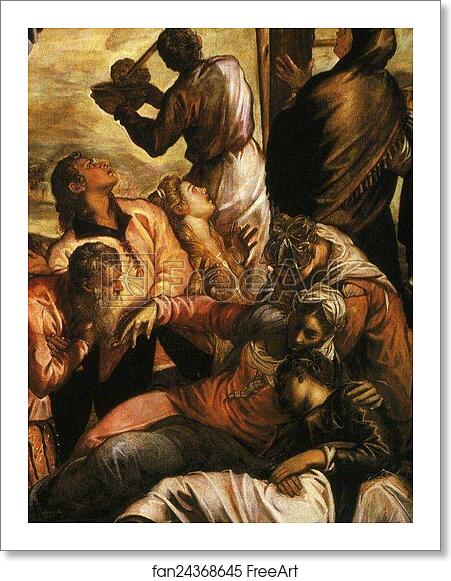 Free art print of Crucifixion. Detail by Jacopo Robusti, Called Tintoretto Free art print of Crucifixion. Detail by Jacopo Robusti, Called Tintoretto