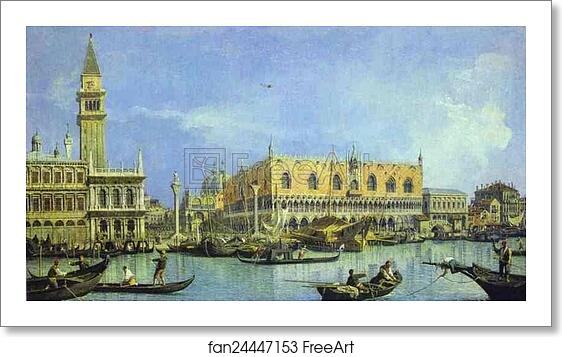 Free art print of The Molo, Seen from the Basin of San Marco by Giovanni Antonio Canale, Called Canaletto Free art print of The Molo, Seen from the Basin of San Marco by Giovanni Antonio Canale, Called Canaletto