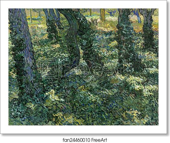 Free art print of Undergrowth by Vincent Van Gogh