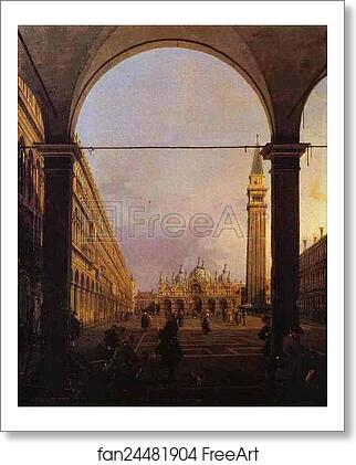 Free art print of Piazza San Marco: Looking East from the North-West Corner by Giovanni Antonio Canale, Called Canaletto Free art print of Piazza San Marco: Looking East from the North-West Corner by Giovanni Antonio Canale, Called Canaletto