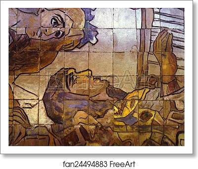 Free art print of Tile panel on the Hotel Methropol. Detail by Mikhail Vrubel Free art print of Tile panel on the Hotel Methropol. Detail by Mikhail Vrubel