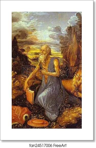 Free art print of St. Jerome in the Wilderness by Albrecht Dürer Free art print of St. Jerome in the Wilderness by Albrecht Dürer