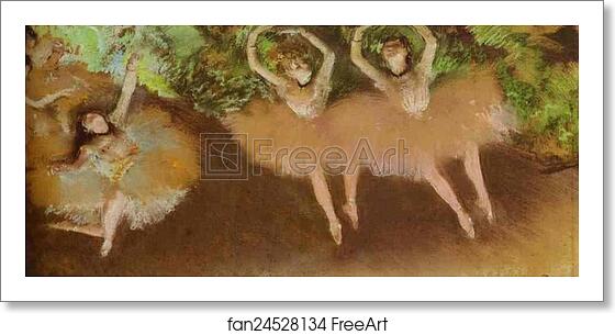 Free art print of Ballet Scene by Edgar Degas Free art print of Ballet Scene by Edgar Degas