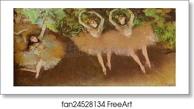 Free art print of Ballet Scene by Edgar Degas