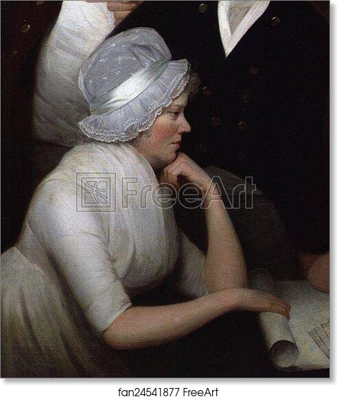 Free art print of Adam Walker and His Family. Detail by George Romney