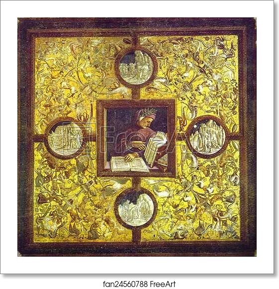 Free art print of Dante with Scenes from the Divine Comedy by Luca Signorelli Free art print of Dante with Scenes from the Divine Comedy by Luca Signorelli