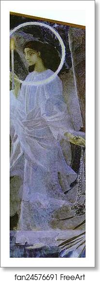Free art print of Angel with Censer and Candle by Mikhail Vrubel Free art print of Angel with Censer and Candle by Mikhail Vrubel