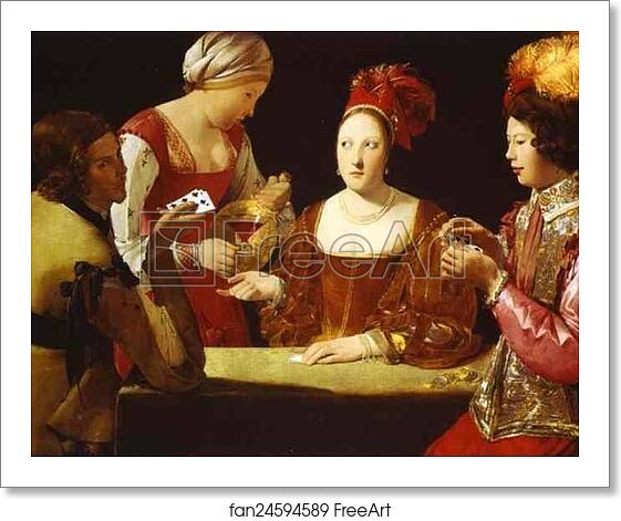 Free art print of The Card-Sharp with the Ace of Clubs by Georges De La Tour Free art print of The Card-Sharp with the Ace of Clubs by Georges De La Tour