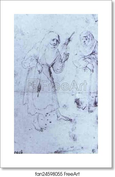 Free art print of Two Witches by Hieronymus Bosch Free art print of Two Witches by Hieronymus Bosch