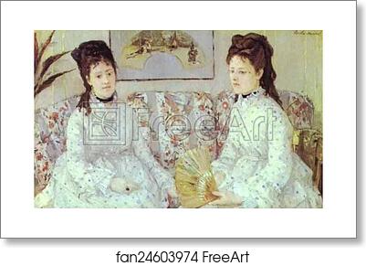 Free art print of The Sisters by Berthe Morisot