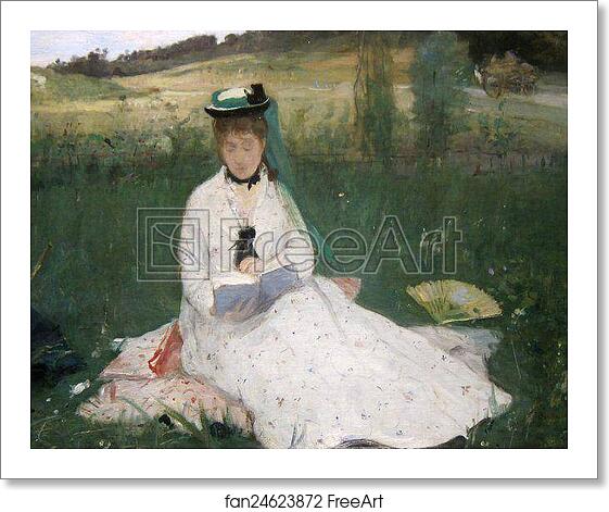 Free art print of Reading (portrait of Edna Morisot) by Berthe Morisot Free art print of Reading (portrait of Edna Morisot) by Berthe Morisot