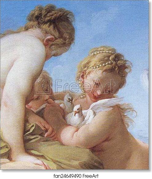 Free art print of Venus at Vulcan's Forge. Detail by François Boucher